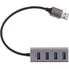 Pelė YHB 4300 metalinis šakotuvas 4xUSB 3.0 YENKEE