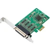 Šakotuvas Karta jungiama į tinklą Moxa 4 jungtys RS422/485 PCIe, Low Pr