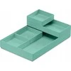 Moxom MOXOM Modulinis padėklų rinkinys, 250x170x35mm, 5 vnt., turkis