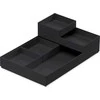 Moxom MOXOM Modulinis padėklų rinkinys, 250x170x35mm, 5 vnt., juodas