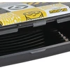 Mpl Power Keeeper maisto laikymo indelis su dekoratyvine spragtelėjimo formos dėžute, mini, 0,5 l, Carla "Minions Mosaic" 17x13x3,5 cm, juodas