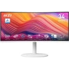 Monitorius MSI Modern MD342CQPWDE - Flat Screen 86.4 cm (34") UltraWide Quad HD LCD Baltas