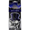 Aroma Car Oro gaiviklio aromato car muertos skull in hat juodas oud