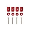 Mtuning 6 mm raudono gaubto tarpikliai