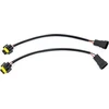 HB4 į H8 H11 automobilinių žibintų laidų adapterių pora