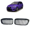 Mtuning BMW 2 F45 F46 Facelift grotelės su viengubais šonkauliukais, blizgios juodos spalvos