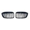 Mtuning BMW 2 F45 F46 Facelift grotelės su dvigubais briaunomis, blizgios juodos spalvos