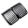 Mtuning BMW 3 E30 grotelės su viengubais briaunomis, blizgios juodos spalvos
