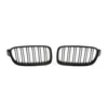 Mtuning BMW 3 F30 F31 Grotelės Dvigubi Briaunos Blizgios Juodos