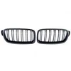 Mtuning BMW 3 F30 F31 grotelės su dvigubais briaunomis, matinės juodos spalvos
