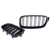 Mtuning BMW 3 F30 F31 grotelės su dvigubais briaunomis, matinės juodos spalvos