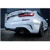 Mtuning BMW 3 G20 G21 Galinis Splitteris Šoninis Blizgus Juodas