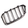 Mtuning BMW 5 F10 F11 grotelės su dvigubais briaunomis, chromuotos ir juodos spalvos