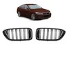 Mtuning BMW 6 G32 grotelės su dvigubais briaunomis, blizgios juodos spalvos