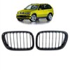 MTuning grotelės BMW X5 E53 viengubais briaunomis blizgios juodos spalvos