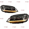 MTuning chromo halogeninių lempų rinkinys VW GOLF VII prieš veido patobulinimą 2013-2017 m.