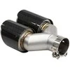 Mtuning Duslintuvo galinis dangtelis 89 mm x 2 įvadas 57 mm dešinysis anglies blizgesys