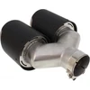 MTuning dvigubas duslintuvo antgalis 2x114mm įvestis 63mm anglis