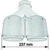 MTuning dvigubas duslintuvo antgalis 2x114mm įvestis 63mm anglis