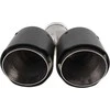 MTuning Dvigubo galo duslintuvas 2x101mm įvestis 65mm Anglies L