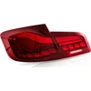 MTuning Dynamic LED Raudona Galinių žibintų komplektas BMW 5 F10 2010-2017 m.