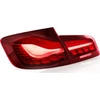 MTuning Dynamic LED Raudona Galinių žibintų komplektas BMW 5 F10 2010-2017 m.