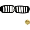 Mtuning Sports Grilis Single Ribs Blizgus juodas BMW X6 E71 E72 X5 E70 2008-2014 m.