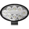 Ovali LED lempa 24W su 8 šviesos diodais
