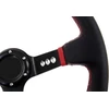 MTuning Pro vairas 350 mm poslinkis: 80 mm juoda oda