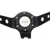 MTuning Pro vairas 350 mm poslinkis: 80 mm juoda oda