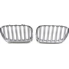 „MTuning Single Rib“ sportinės grotelės, chromuotos ir matinės sidabrinės spalvos BMW X5 E53 veido pakėlimas 2003–2007 m.