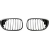 BMW E46 Facelift blizgios juodos viengubos grotelės