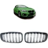 BMW 1 F20/F21 dvigubos juodos grotelės