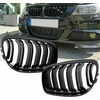 BMW E90 E91 facelift dvigubos juodos grotelės
