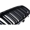 BMW 1 F20 grotelės, matinės juodos dvigubos briaunos