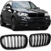 BMW X5 F15 X6 F16 blizgios juodos dvigubos grotelės
