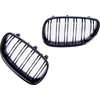 MTuning Sport Grilis Dvigubas Grilis Blizgus Juodas BMW 5 E60 E61 2003-2010 m.
