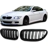 MTuning Sport grotelių dvigubos blizgios juodos spalvos plokštelės BMW 6 E63 E64 2003-2010