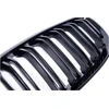 MTuning Sportinės grotelės dvigubos briaunos Blizgus juodas BMW 3 E92 E93 prieš veido patobulinimą 2005-2010 m.