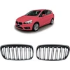 BMW 2 F45 blizgios juodos dvigubos grotelės