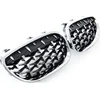 MTuning Sportinės grotelės Gloss Juodas & Chrome BMW 5 E60 E61 2003-2010 m.