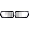 MTuning Sportiniai grilio viengubos briaunos Matt Juodas BMW 7 E38 1994-2001 m.