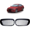 MTuning Sportinis grotelių pavieniai šonkauliai Matt Juodas BMW 3 E46 Facelift 2003-2006 m.