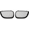 MTuning Sportinis grotelių pavieniai šonkauliai Matinis juodas BMW 1 E81 E82 E87 E88 prieš veido patobulinimą 2004-2007 m.