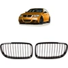 MTuning Sportinis grotelių viengubas briaunos Blizgus Juodas BMW 3 E90 E91 Facelift 2008-2011 m.