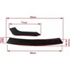 MTuning Universalus blizgus juodas priekinio buferio splitter