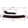 MTuning Universalus blizgus juodas priekinio buferio splitter