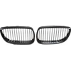 MTuning vienos juostos sportinės grotelės blizgiai juodos BMW 3 E92 E93 prieš atnaujinimą 2005-2010
