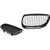 MTuning vienos juostos sportinės grotelės blizgiai juodos BMW 3 E92 E93 prieš atnaujinimą 2005-2010