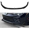 Mtuning Volkswagen Golf VIII GTI Spoileris Priekinis Bamperis Blizgi Juoda